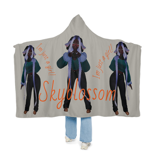 Skyblossom Cozy Snuggle Blanket - 'I'm Just a Girl'