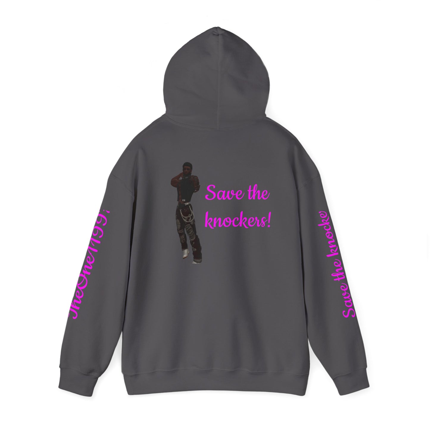 Unisex Heavy Blend™ Hooded Sweatshirt - Save the Knockers Graphic Hoodie