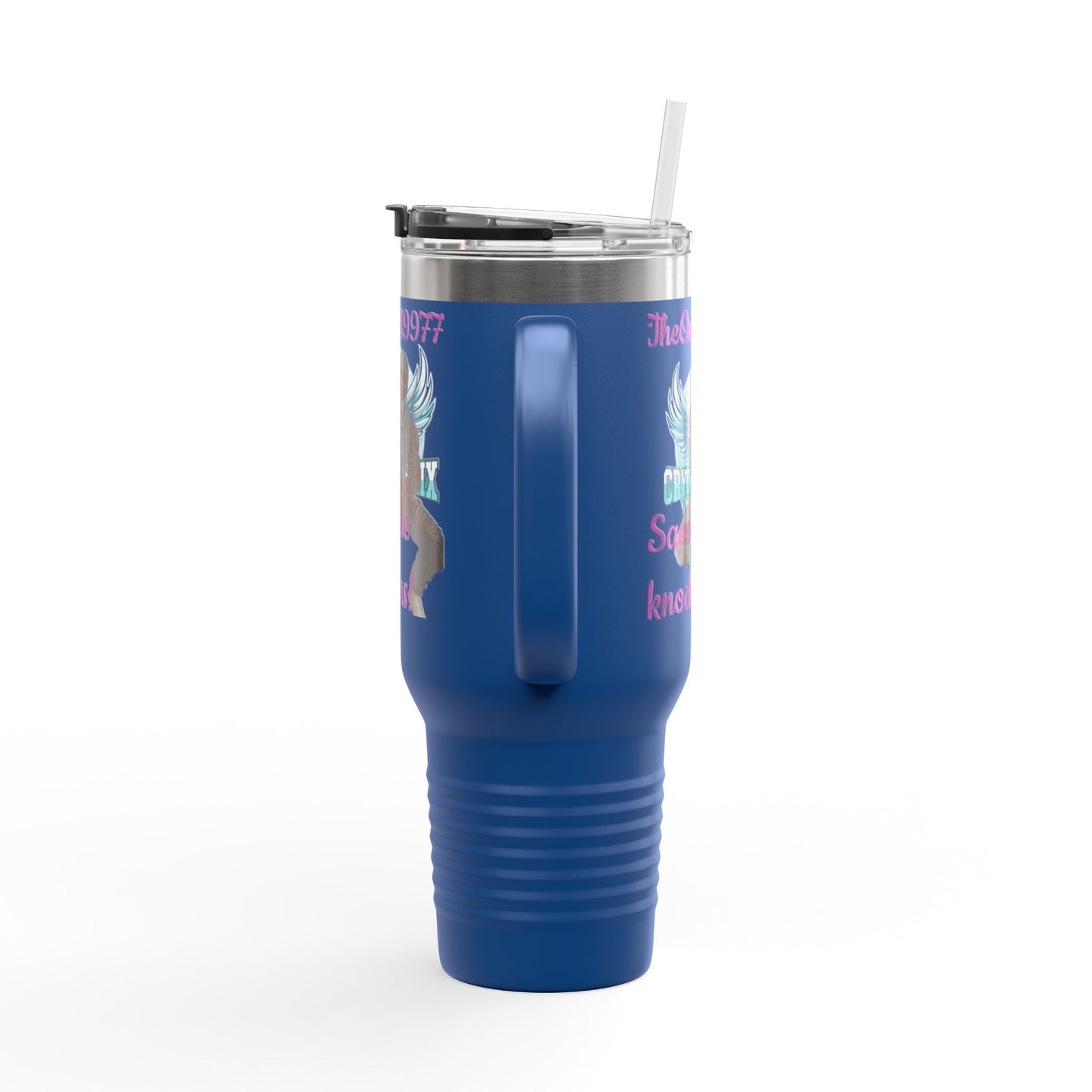 40oz Insulated Travel Mug - Save the Knockers Design - Perfect for Fitness Enthusiasts