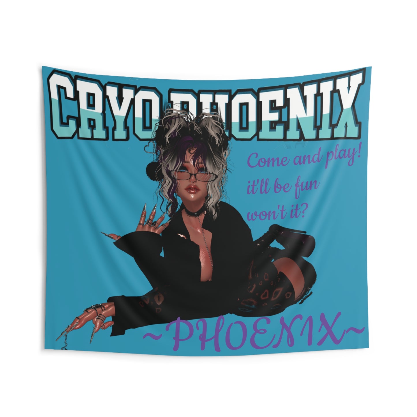 Phoenix Indoor Wall Tapestry - Fun & Playful Home Decor