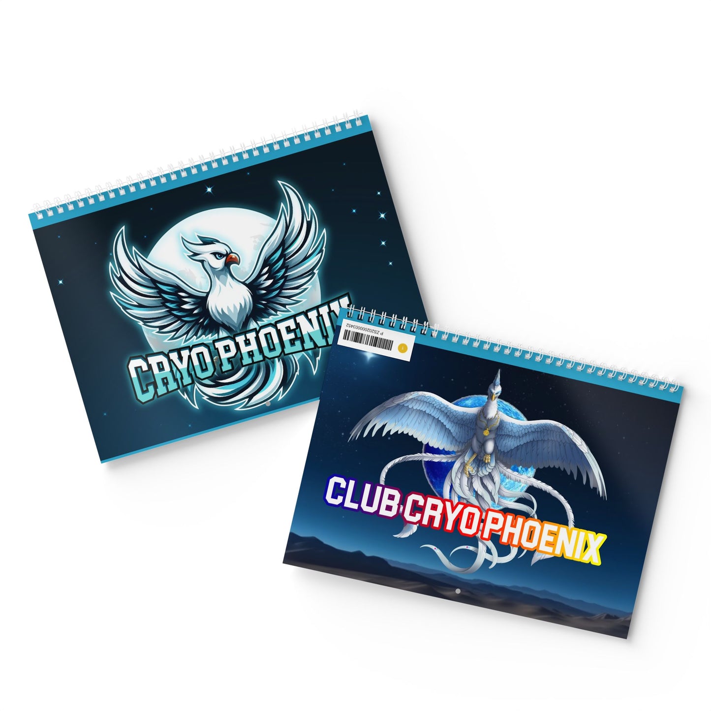 Cryo phoenix Calendar 2025 - Monthly Calendar with Inspirational Designs