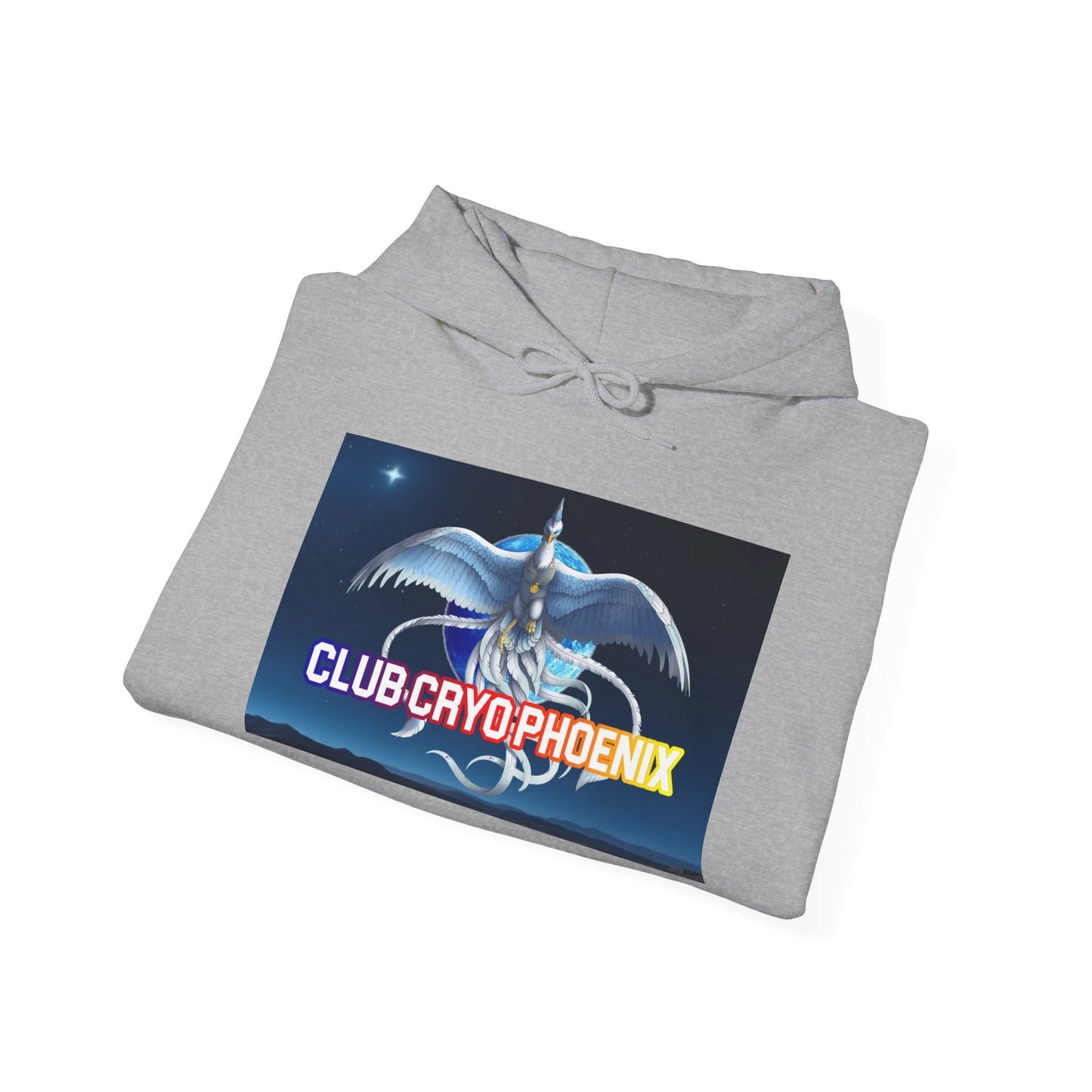 Phoenix Club Unisex Heavy Blend™ Hoodie - Eye-Catching Graphic Sweatshirt for Cozy Days