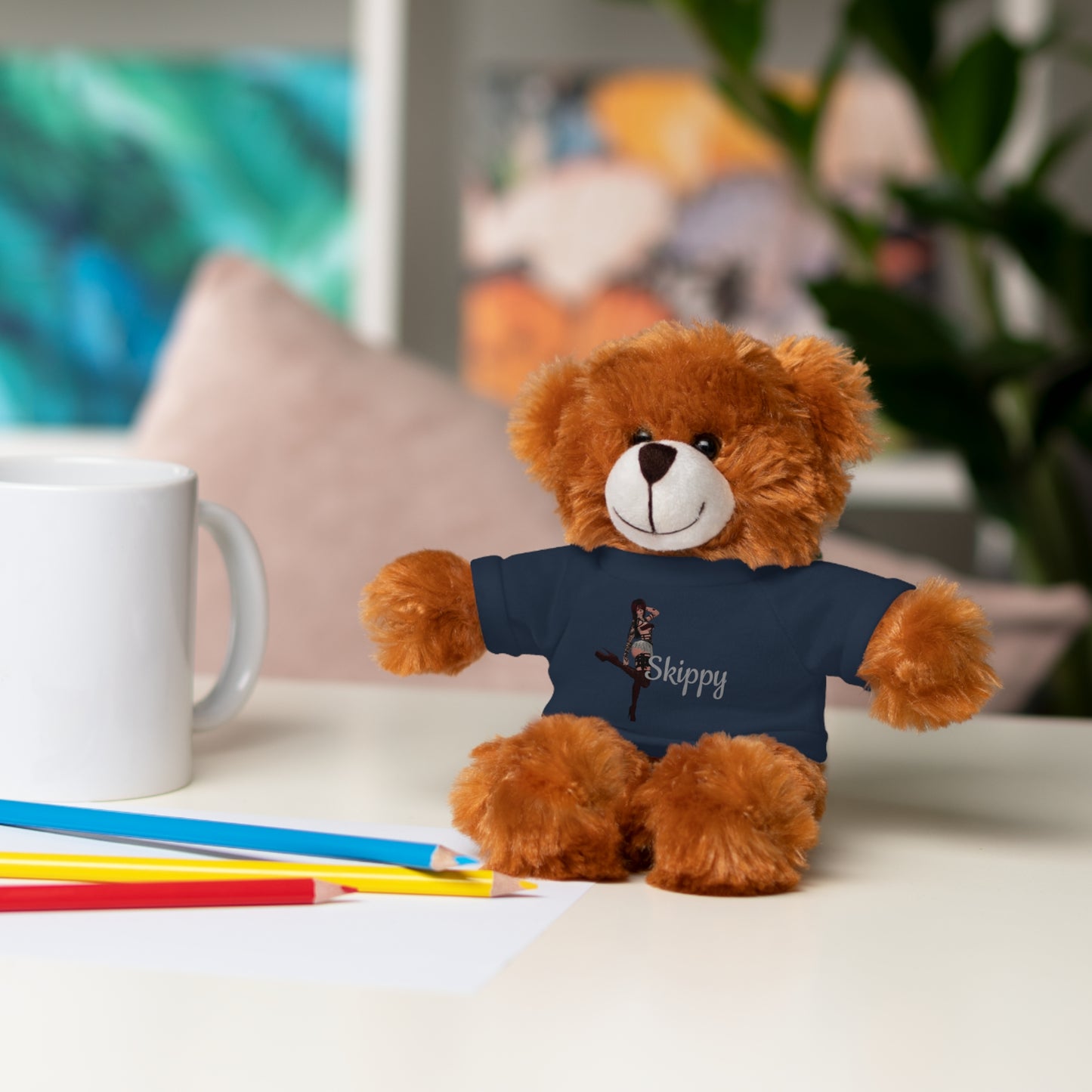 Skippy Dancing Bear Stuffed Animal with Tee
