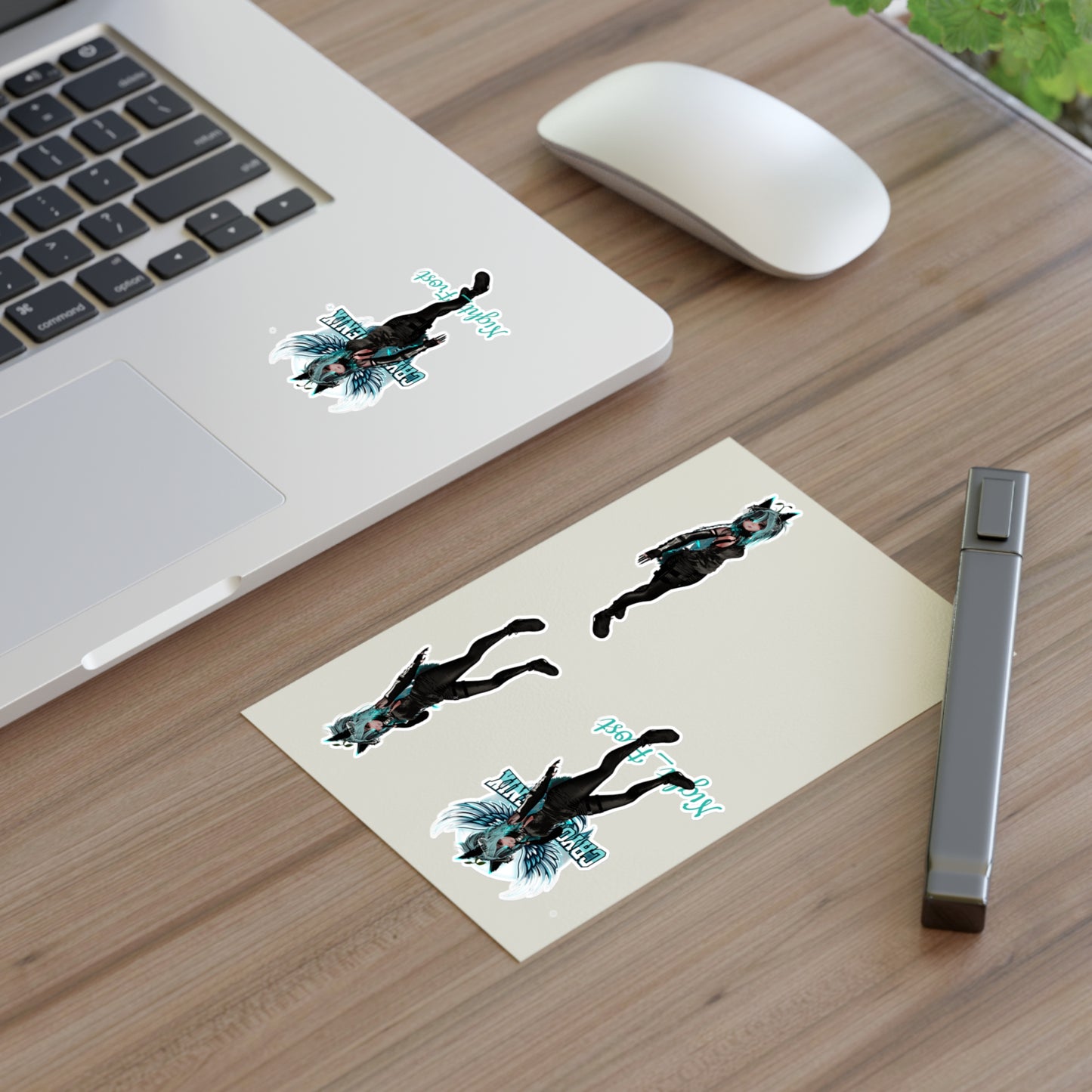 Night Frost Fantasy Sticker Sheets - Gothic Aesthetic Designs for Creative Souls