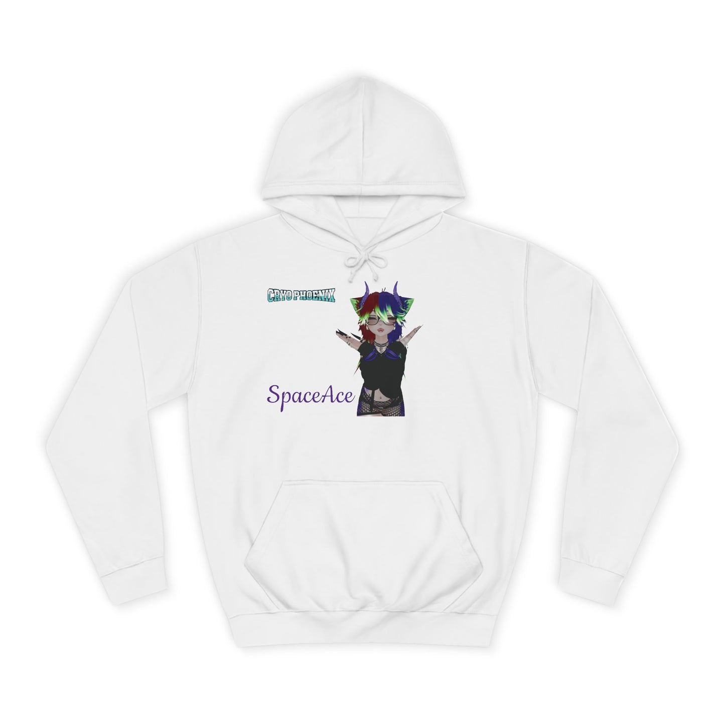 Unisex College Hoodie | SpaceAce & It's Taco Time Design