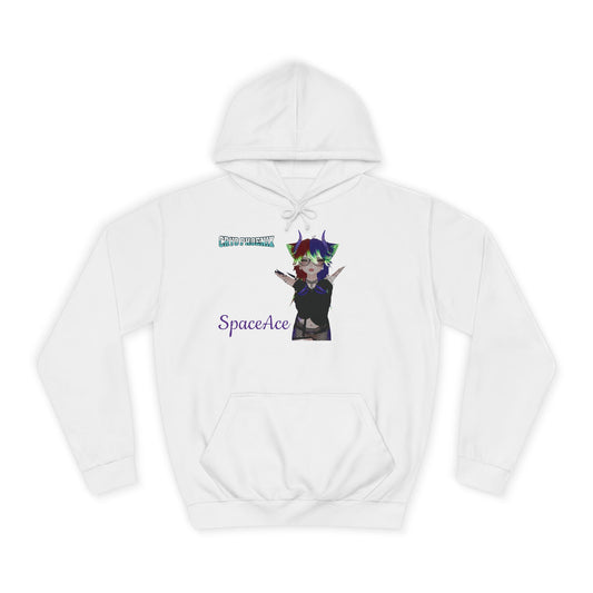 Unisex College Hoodie | SpaceAce & It's Taco Time Design