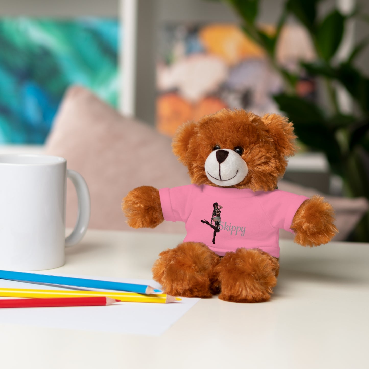 Skippy Dancing Bear Stuffed Animal with Tee