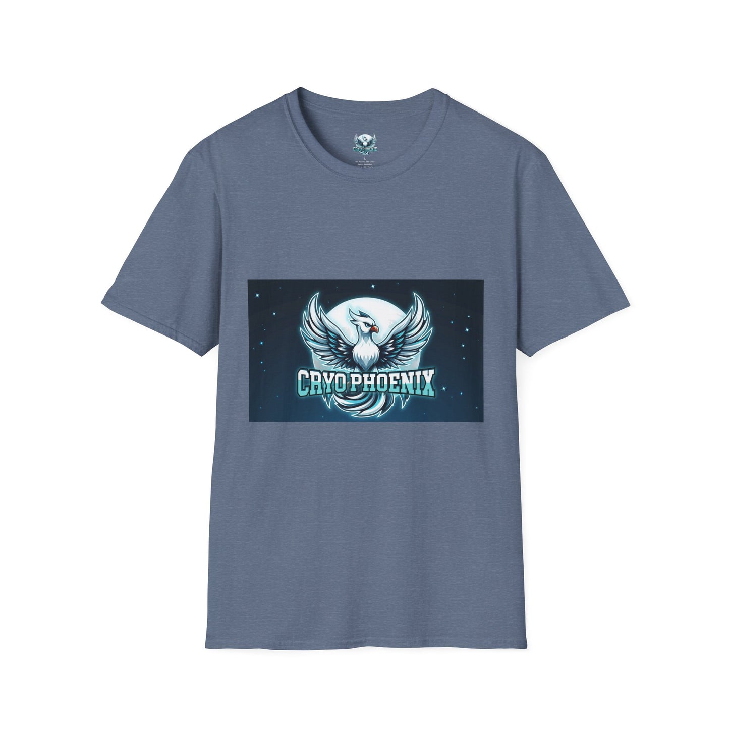 Cryo Phoenix Unisex Softstyle T-Shirt - Cool Graphic Tee for Men & Women
