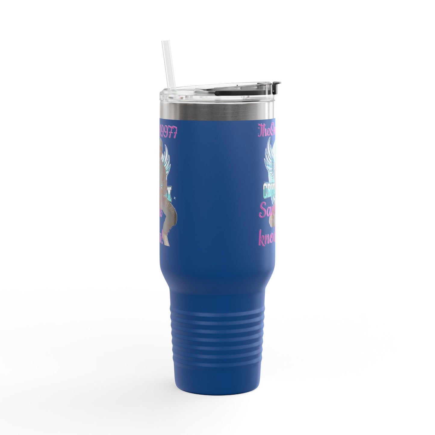 40oz Insulated Travel Mug - Save the Knockers Design - Perfect for Fitness Enthusiasts