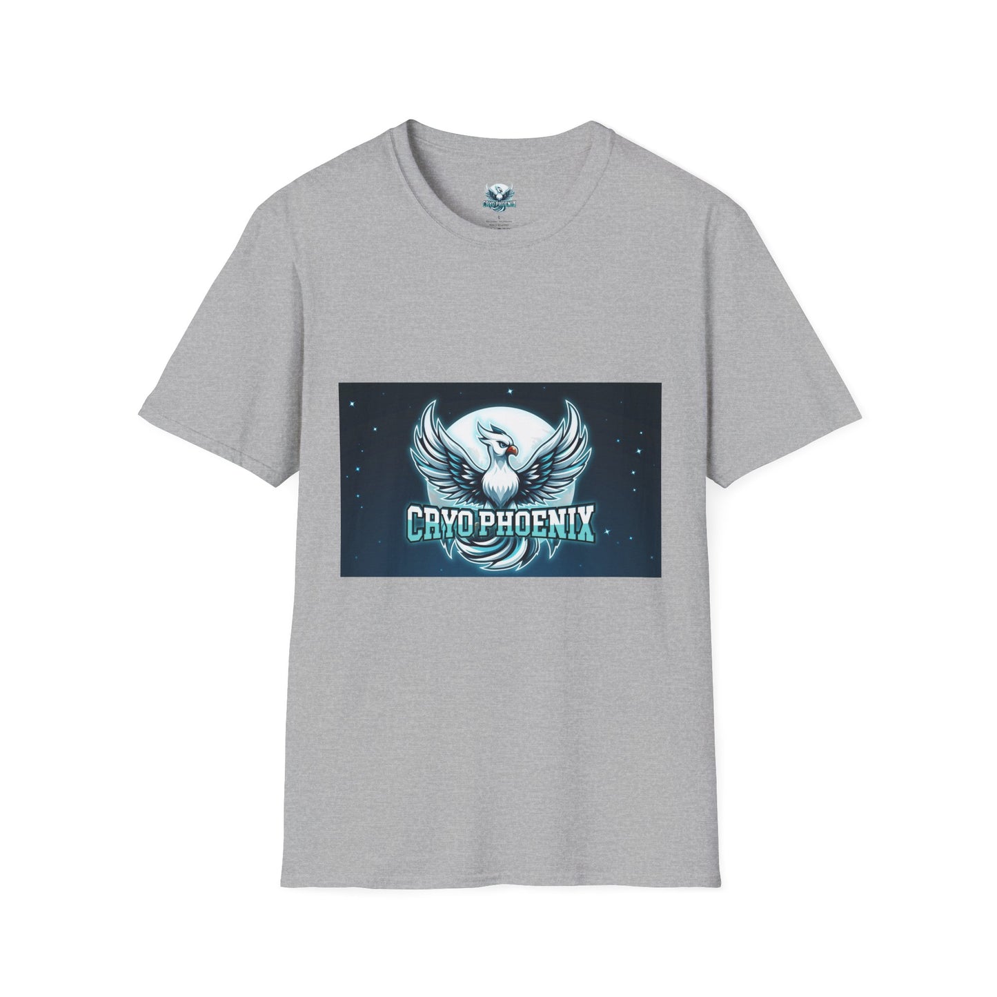 Cryo Phoenix Unisex Softstyle T-Shirt - Cool Graphic Tee for Men & Women