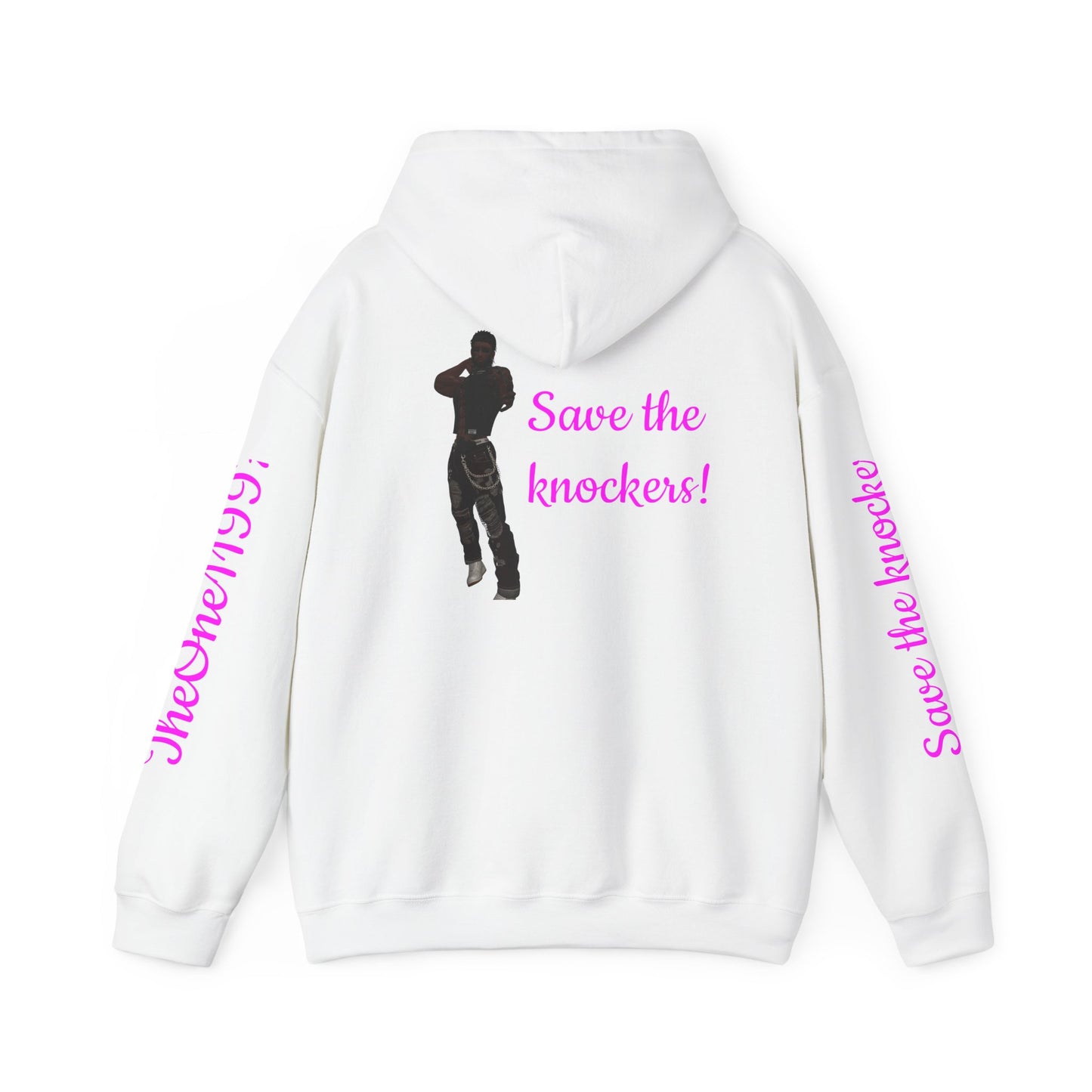 Unisex Heavy Blend™ Hooded Sweatshirt - Save the Knockers Graphic Hoodie