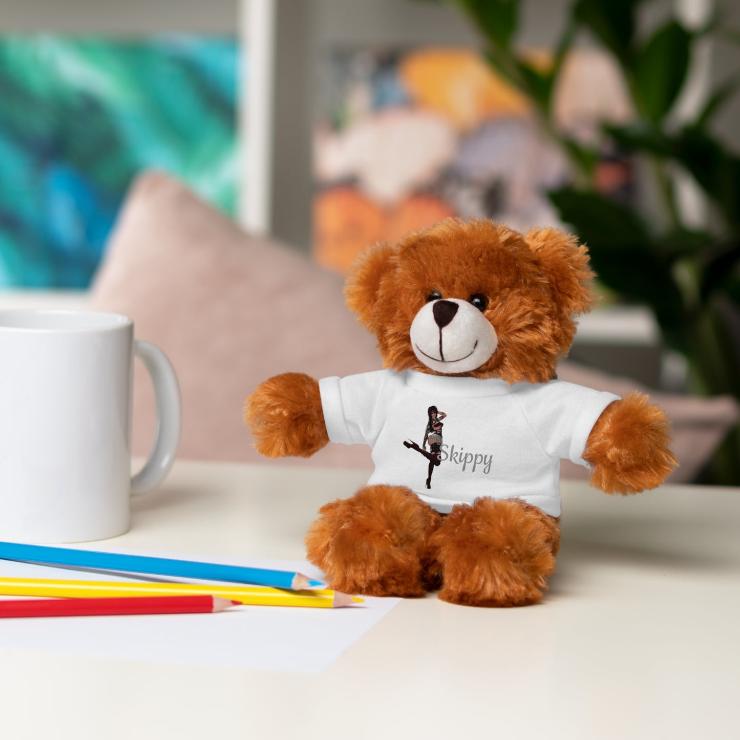 Skippy Dancing Bear Stuffed Animal with Tee