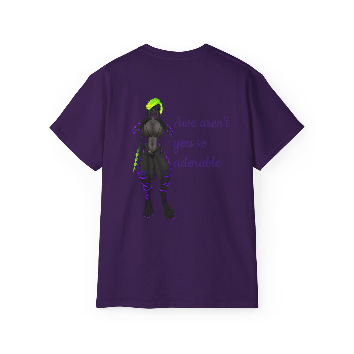 Aesthetic Cat-Themed Unisex Ultra Cotton Tee - Aerith Graphic Shirt