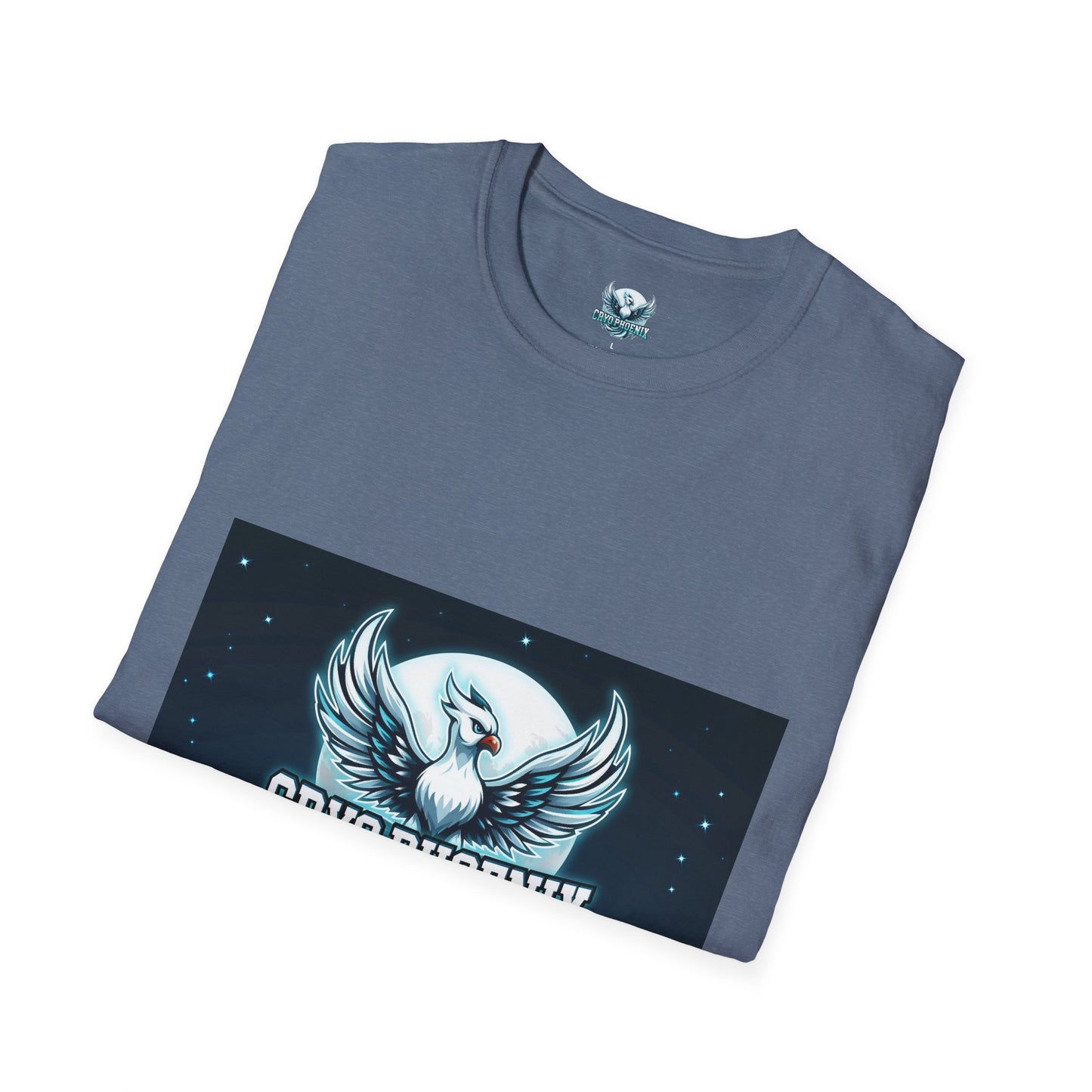 Cryo Phoenix Unisex Softstyle T-Shirt - Cool Graphic Tee for Men & Women