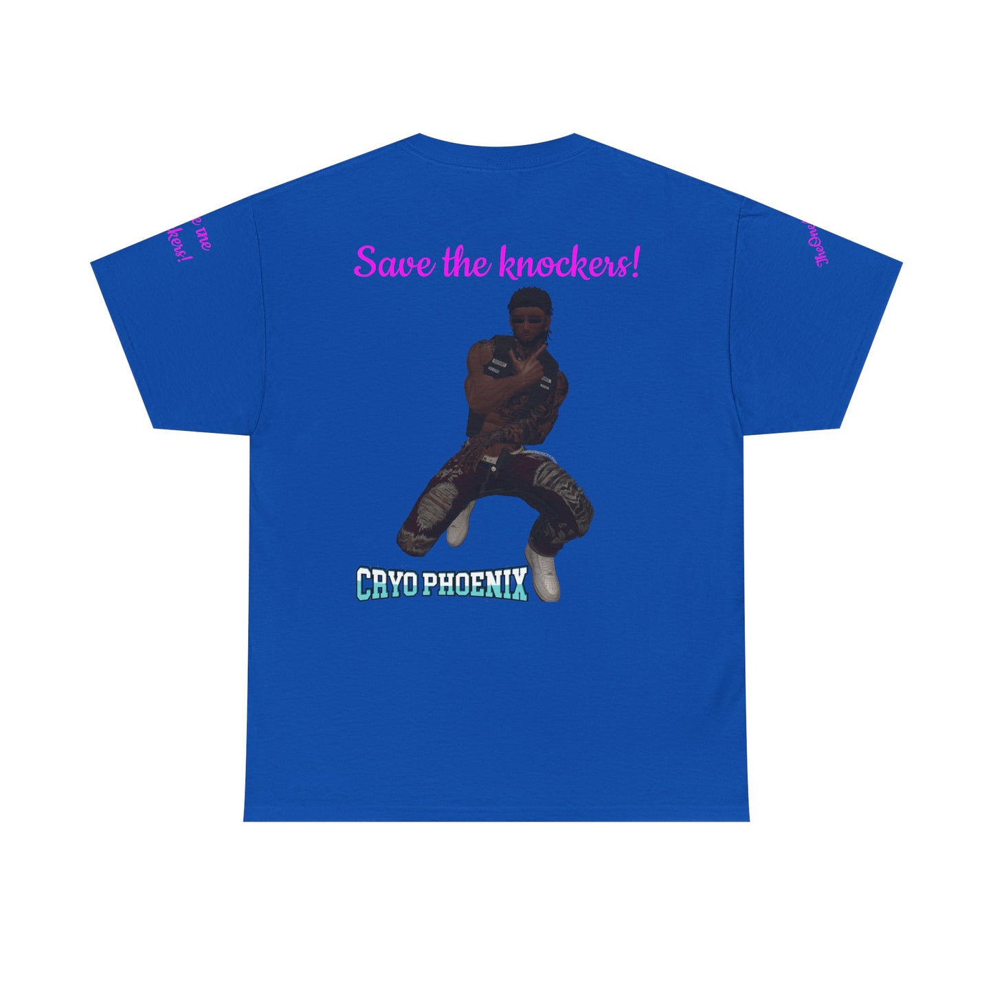 Retro Graphic Unisex Heavy Cotton Tee - Save the Knockers!