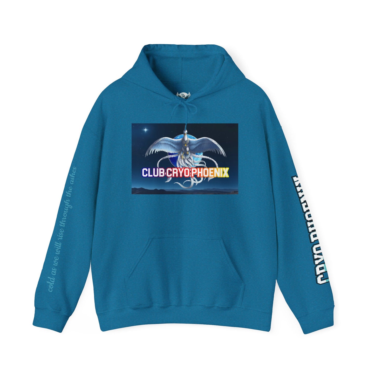Phoenix Club Unisex Heavy Blend™ Hoodie - Eye-Catching Graphic Sweatshirt for Cozy Days