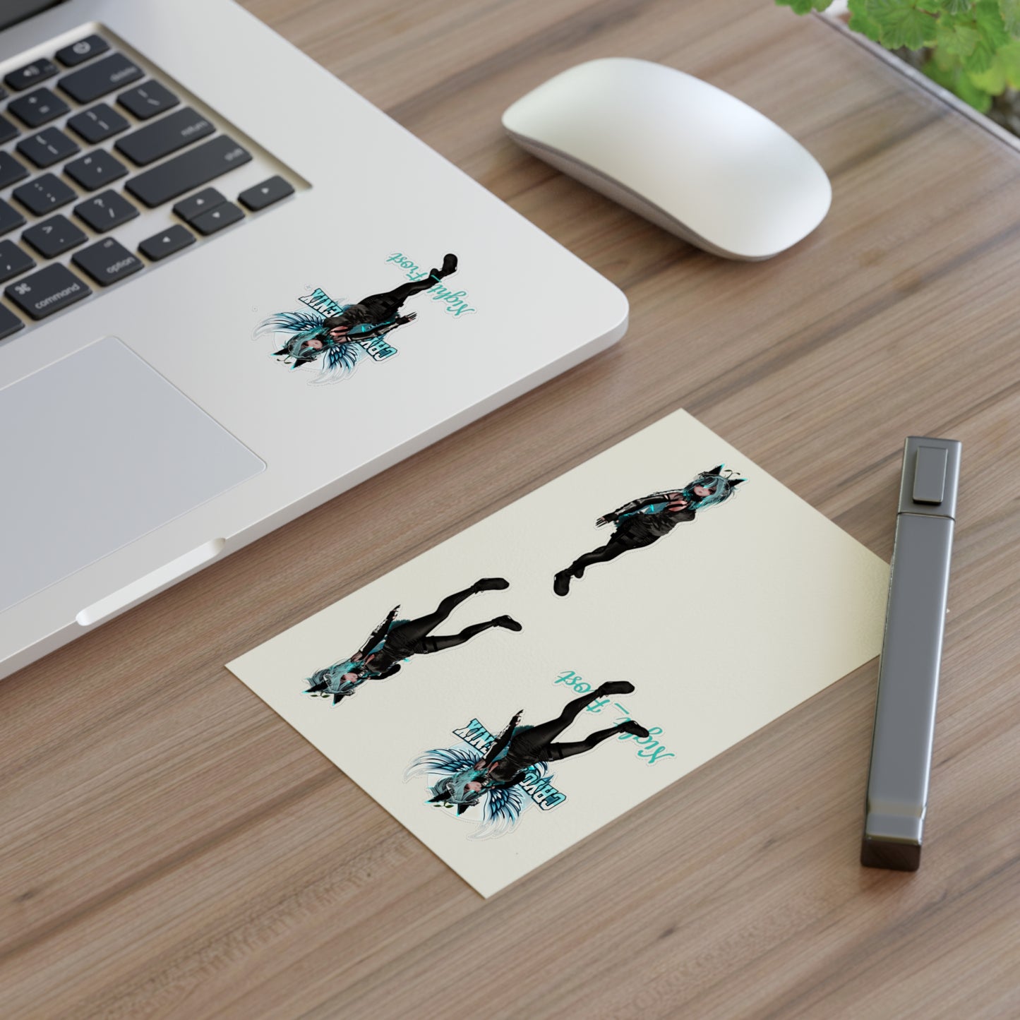 Night Frost Fantasy Sticker Sheets - Gothic Aesthetic Designs for Creative Souls
