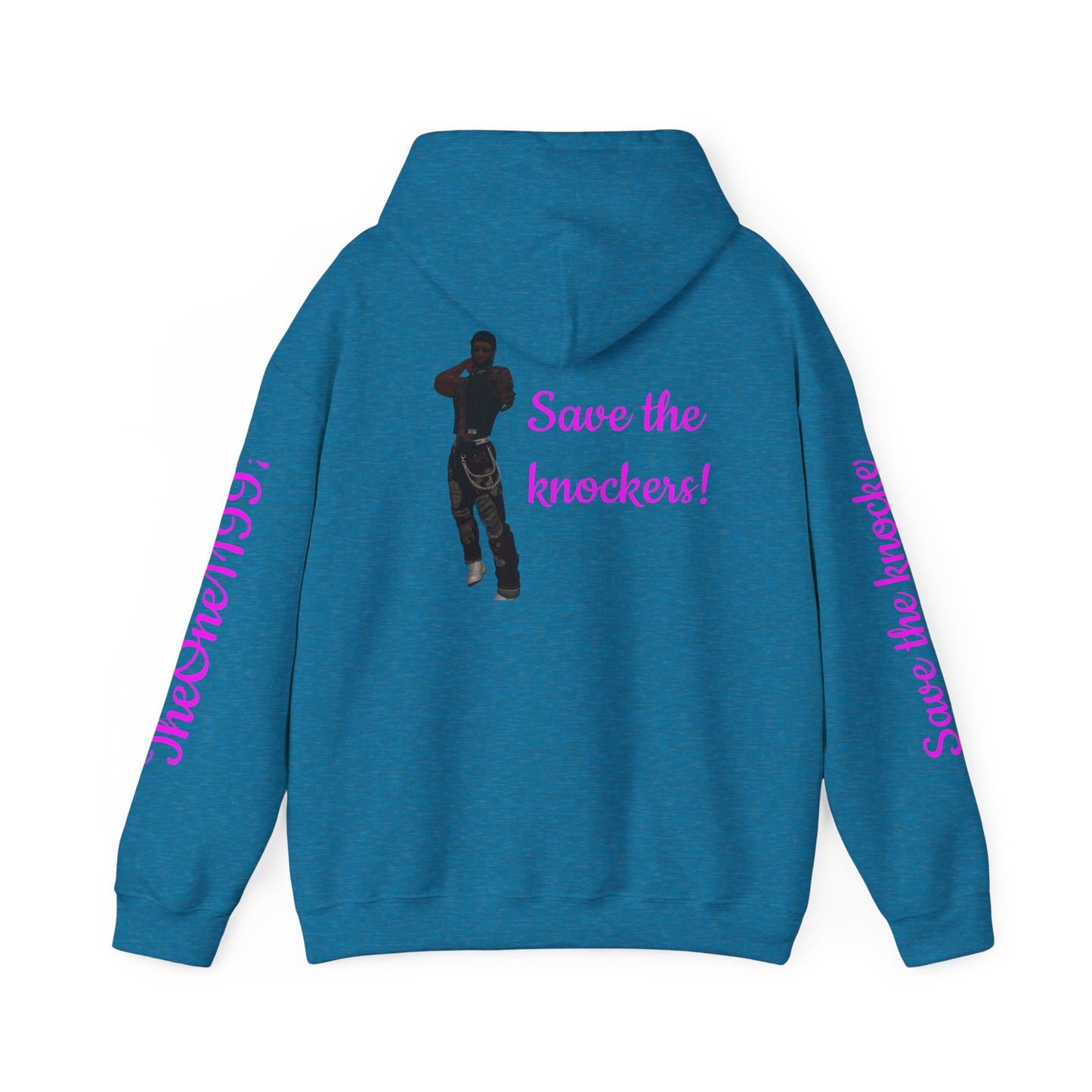 Unisex Heavy Blend™ Hooded Sweatshirt - Save the Knockers Graphic Hoodie