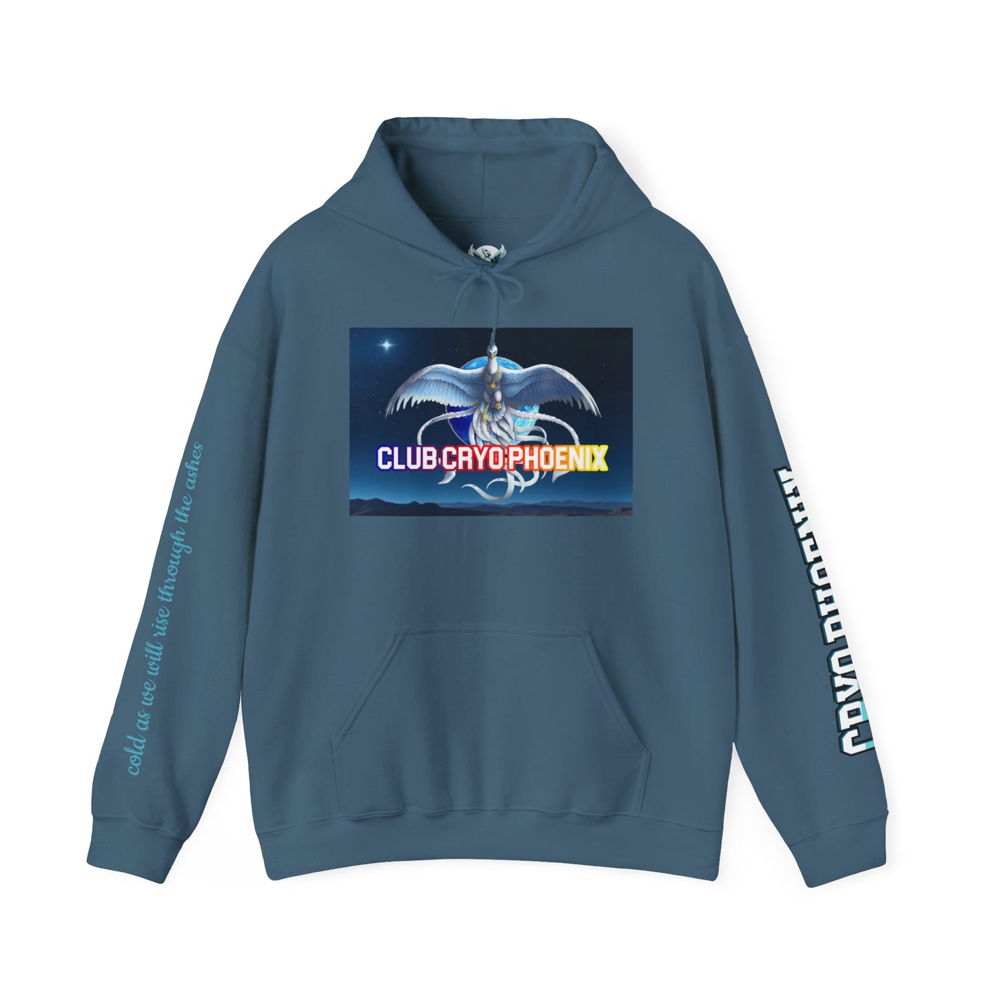 Phoenix Club Unisex Heavy Blend™ Hoodie - Eye-Catching Graphic Sweatshirt for Cozy Days